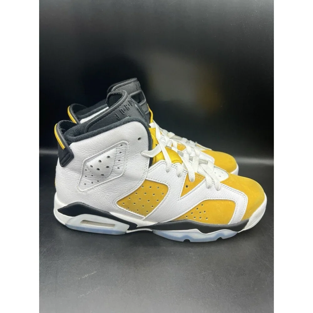Air Jordan 6 Retro 'Yellow Ochre' (GS) Size 6Y / Women’s 7.5 (384665-170) USED